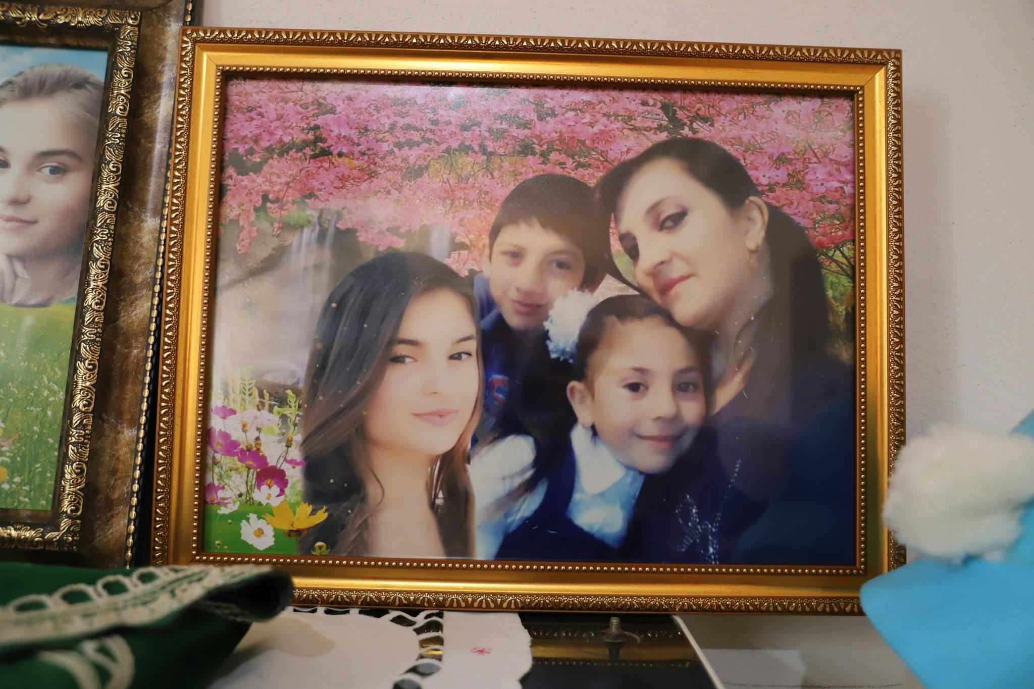  	Four victims of the Ramiz family who were killed in the Mukhtar Hajiyev neighbourhood of GANJA, in Azerbaijan, by a Scud ballistic missile launched by Armenian forces, on 17 October 2020 which killed 21 civilians and destroyed dozens of houses 