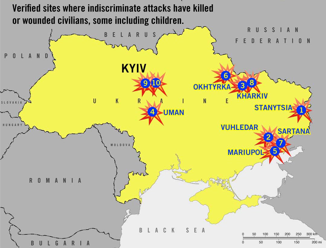 Les potentiels crimes de guerre en Ukraine