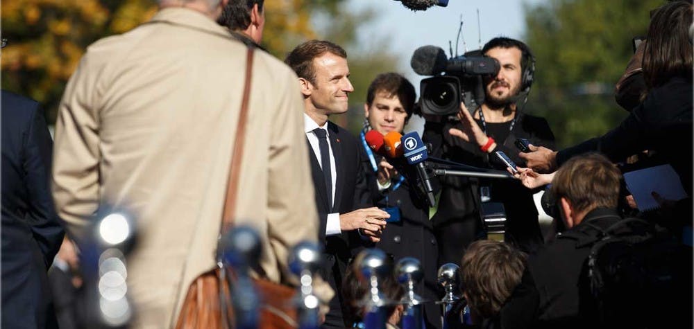 Emmanuel Macron 29/9/2017 Photo: Raul Mee (EU2017EE)
