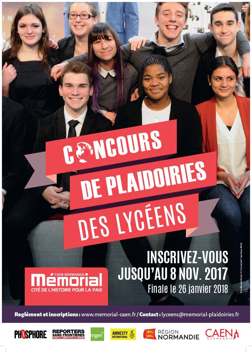 Concours de plaidoiries mémorial de Caen