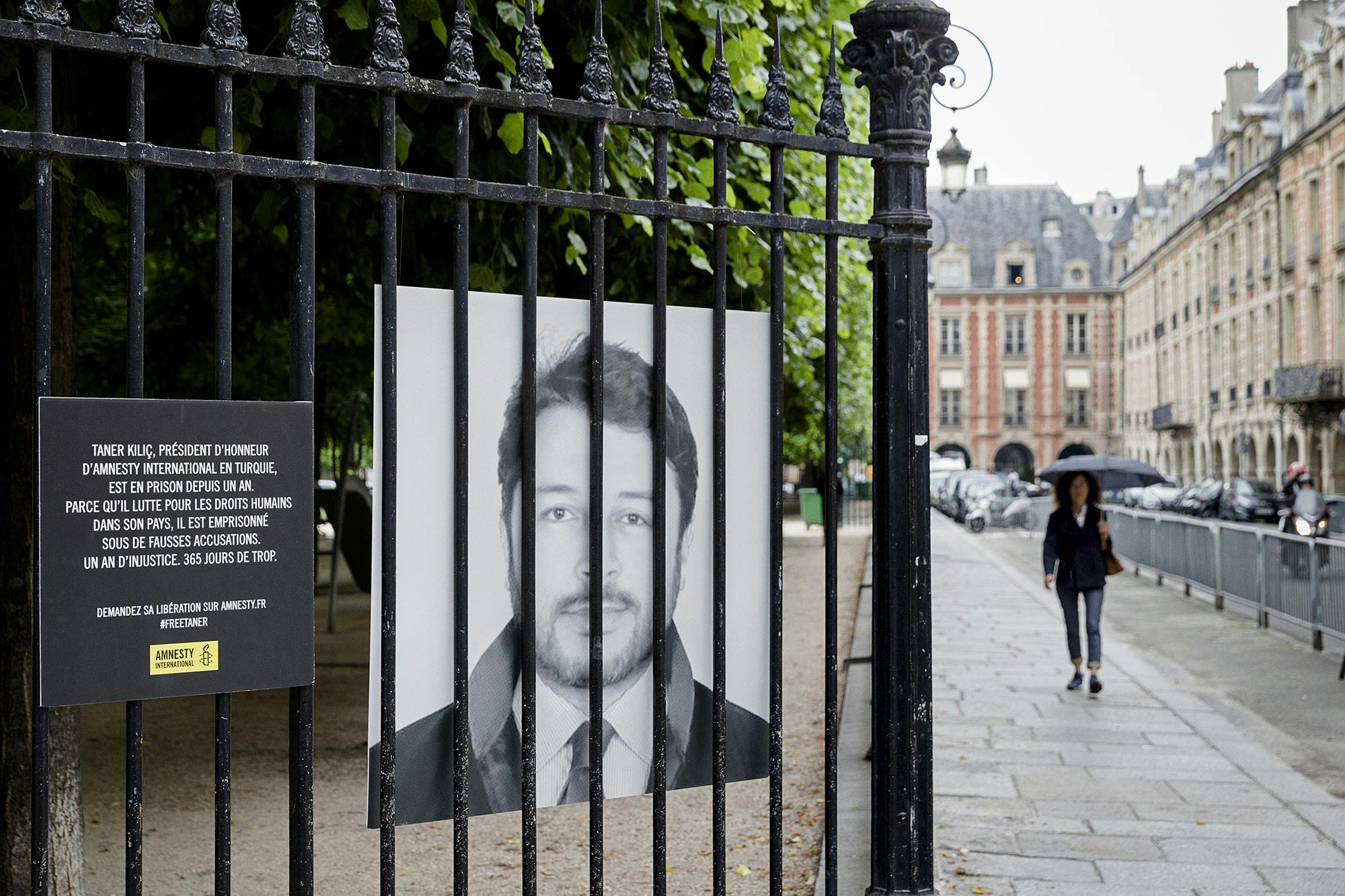 Action à Paris pour exiger la libération de Taner Kılıç