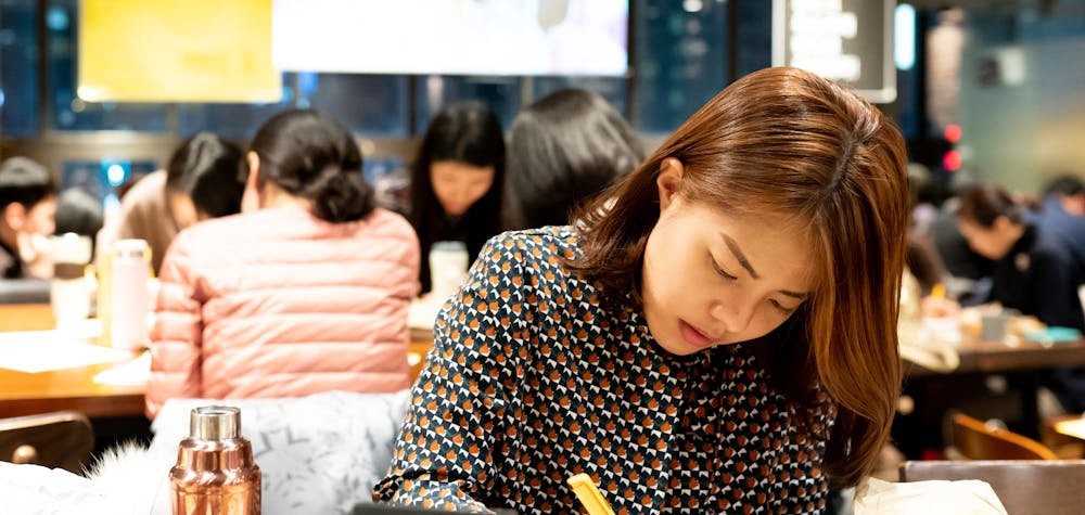 Amnesty Korea held an event called 'Letter Night' in Seoul, South Korea for the Write for rights campaign.
This photograph was taken in Korea and shows the Amnesty International events held by the Section to mark Amnesty’s 2019 Write for Rights.