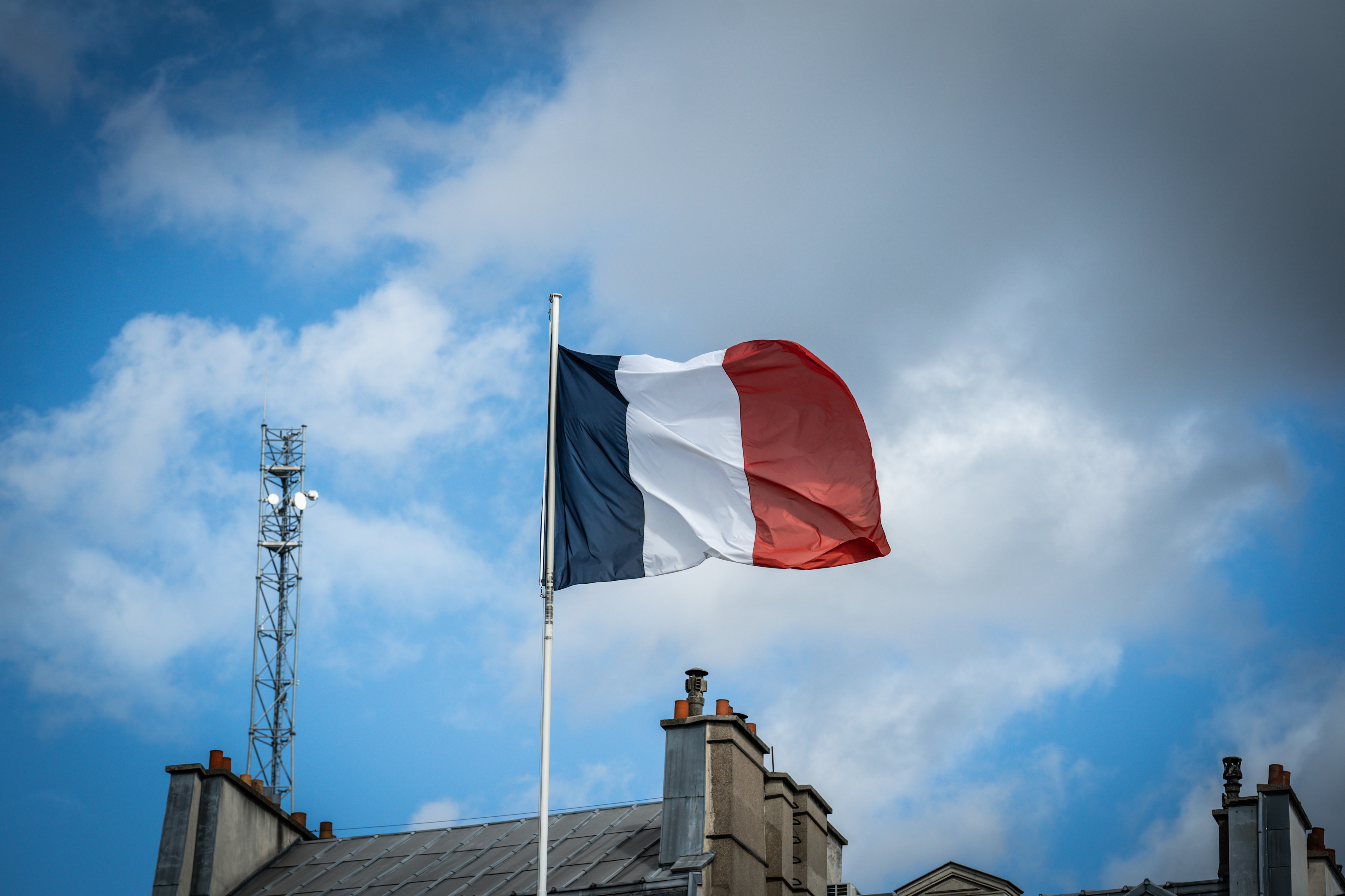 Photographie prise au Palais de l'Élysée, à Paris, le 10 avril 2021. 