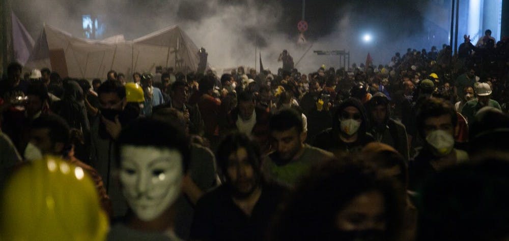 Manifestations sur la place Taksim et au parc Gezi en 2013