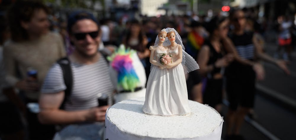 Un gâteau de la Pride de Zurich