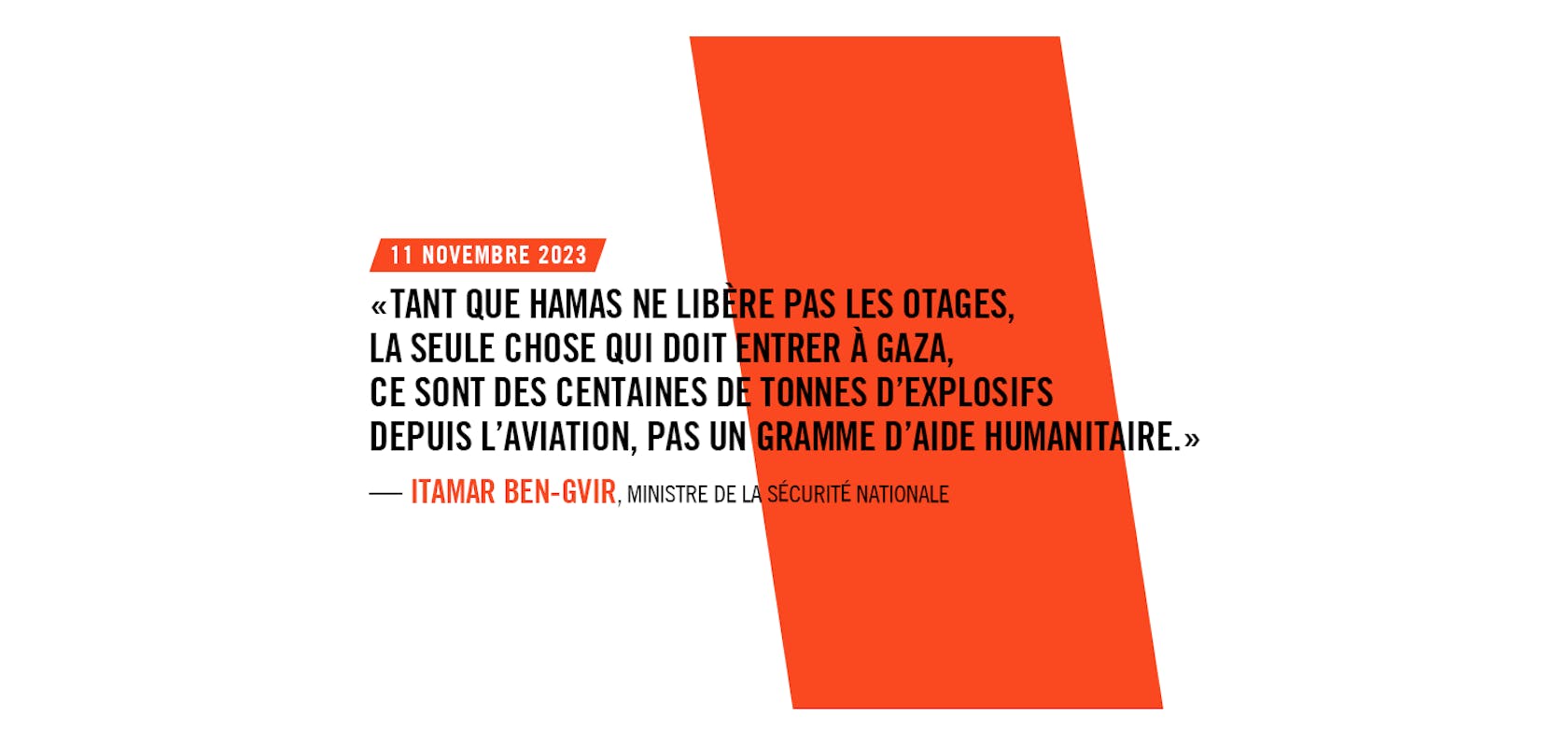 Amnesty International : "La population palestinienne de Gaza victime d’un génocide" 16 Z1A c5bqstJ98Ba1 citation Itamar Ben Gvir 02 Amnesty International : "La population palestinienne de Gaza victime d’un génocide"