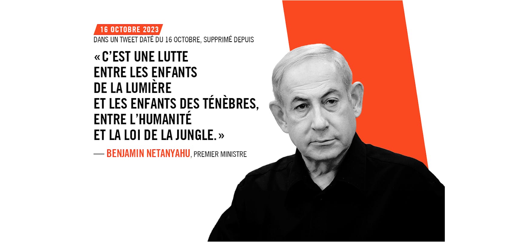 Amnesty International : "La population palestinienne de Gaza victime d’un génocide" 15 Z1A cZbqstJ98Bay citation Benjamin Netanyahu 02 Amnesty International : "La population palestinienne de Gaza victime d’un génocide"