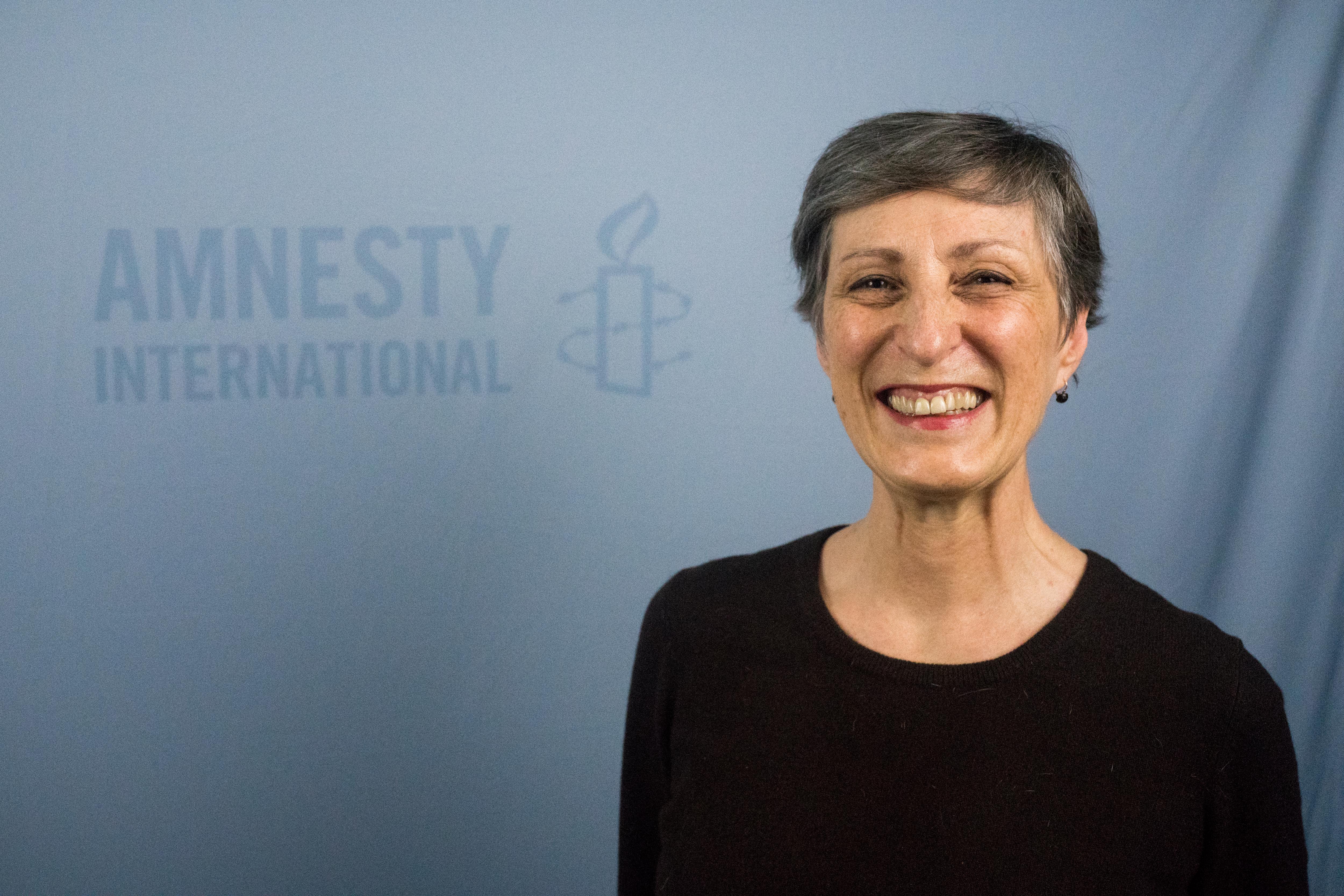 Sylvie, membre et secrétaire d’Amnesty International France © Benjamin Girette