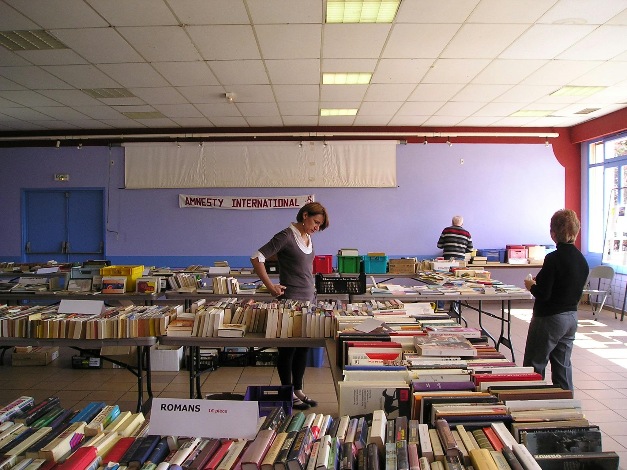 Foire aux livres Amnesty International