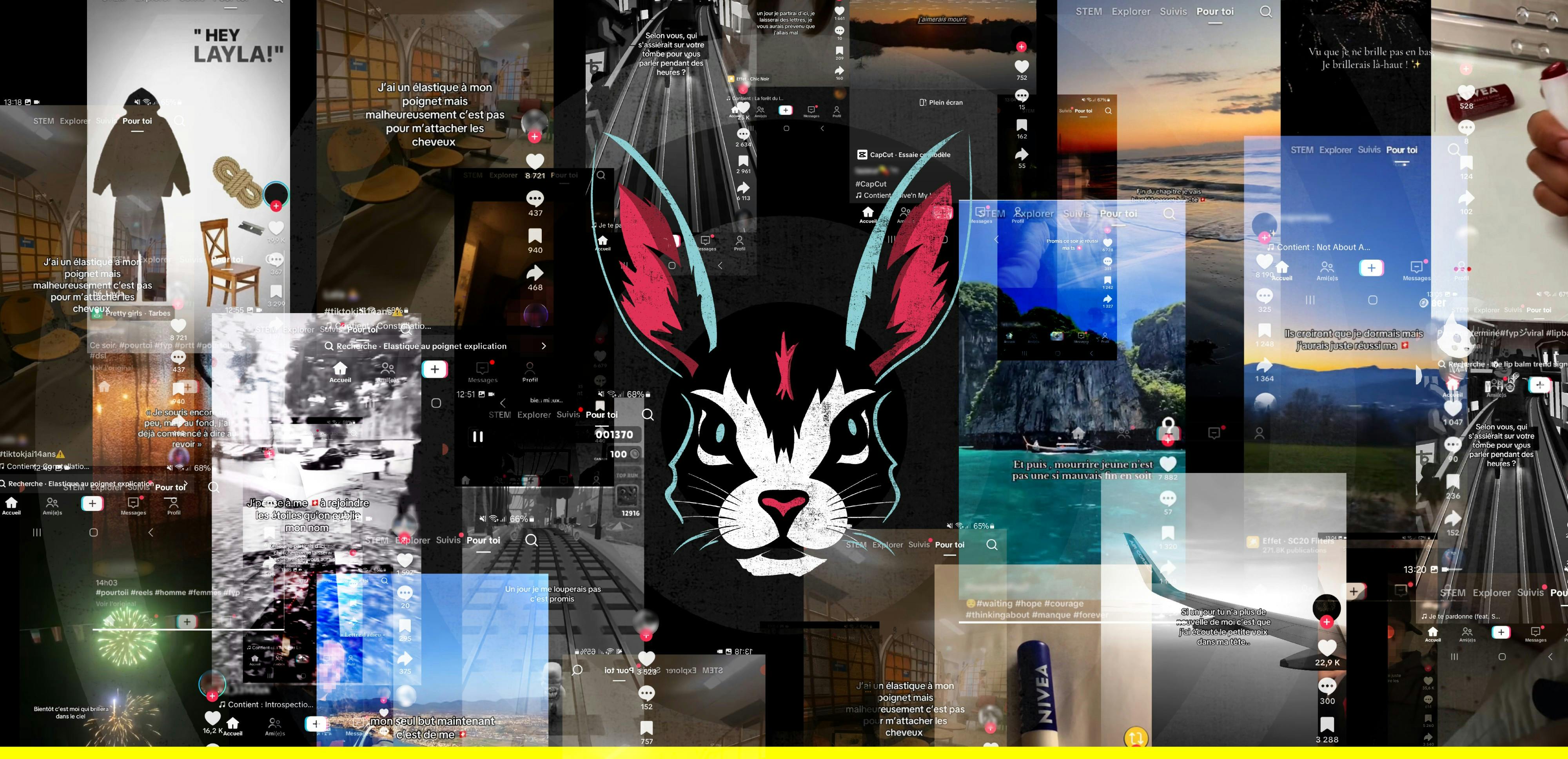 Que montre TikTok aux adolescent·es français ? Pour le savoir, nos équipes ont recréé leurs profils et se sont entretenues avec des adolescent·es et des familles concernées. Malgré la législation européenne, TikTok inonde encore les écrans des ados vulnérables de contenus dangereux pouvant aller jusqu’à encourager l’automutilation ou le suicide. - Amnesty International France