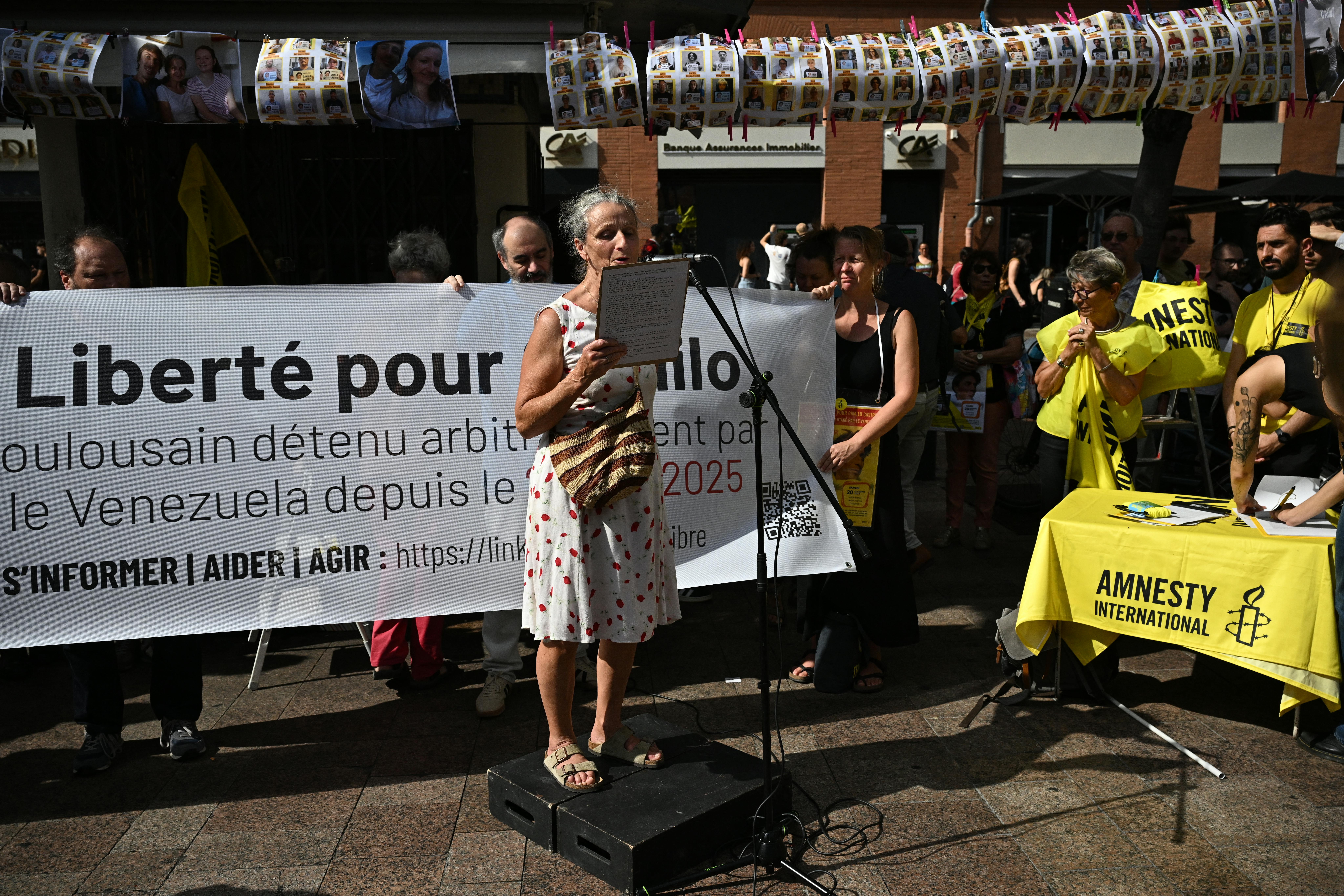 Mobilisation Amnesty pour Camilo Castro