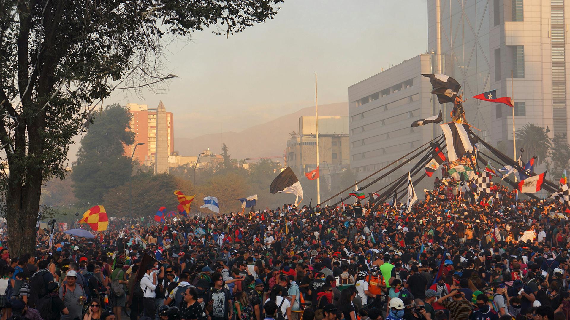 Daniel Espinoza / manifestations Chili 