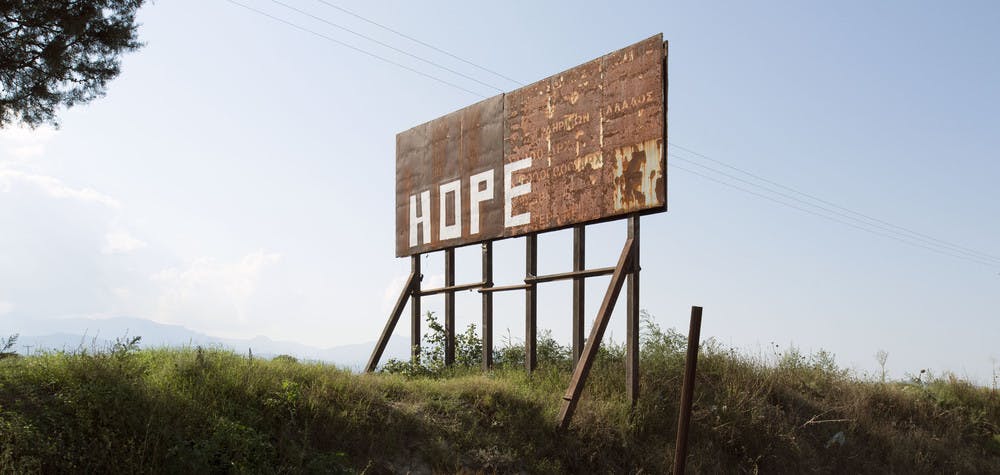 Panneau "Hope"