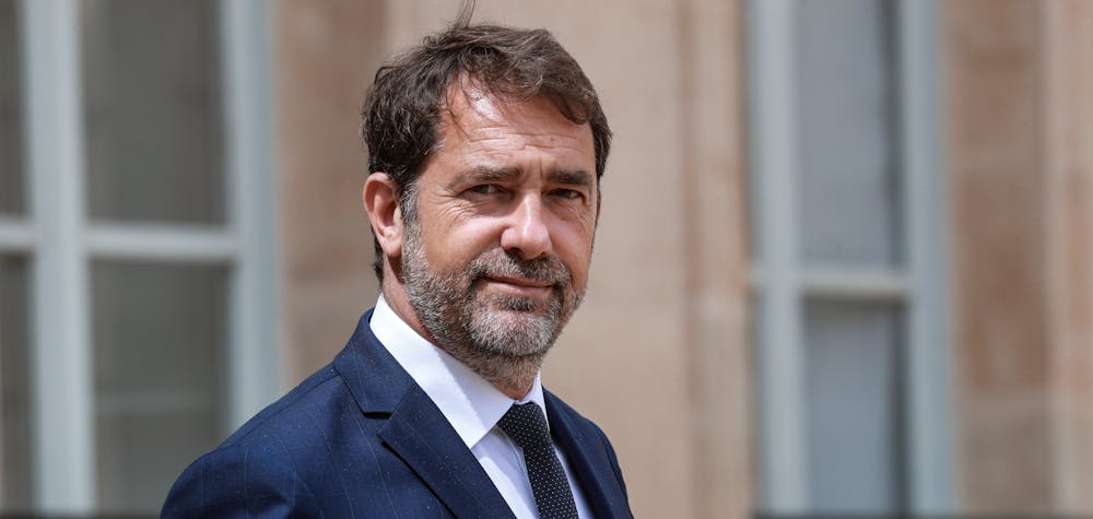 French Interior Minister Christophe Castaner leaves the Elysee Palace after attending the weekly cabinet meeting on June 10, 2020 in Paris, France. Ludovic Marin/Pool via REUTERS