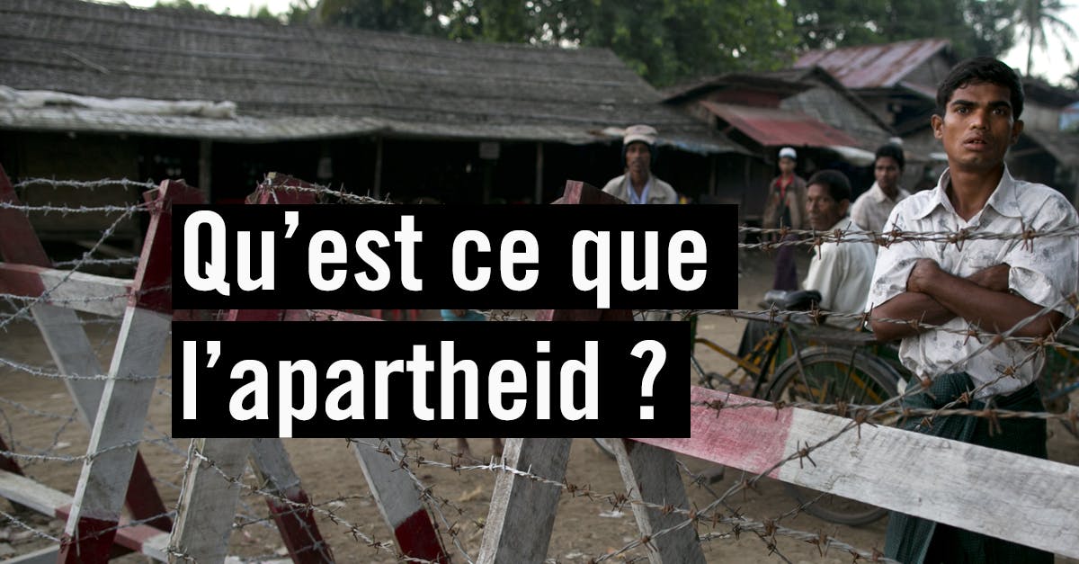 C'est Quoi L'apartheid 1 Jour 1 Question