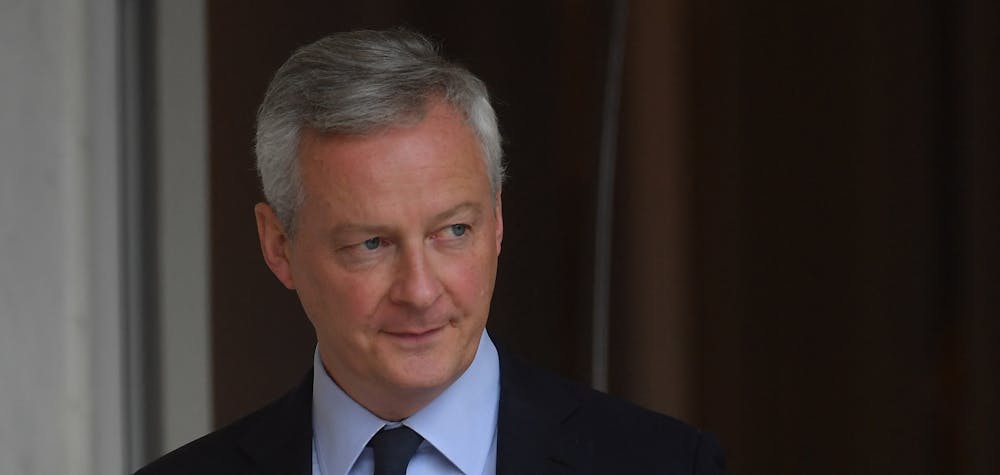 French Economy and Finance Minister Bruno Le Maire after the weekly cabinet meeting at the Elysee Palace in Paris, France on July 15, 2020. Photo by Christian Liewig/ABACAPRESS.COM