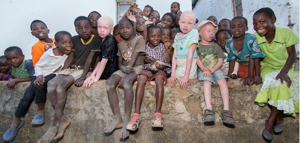 Annie Alfred et les enfants de son école - Malawi