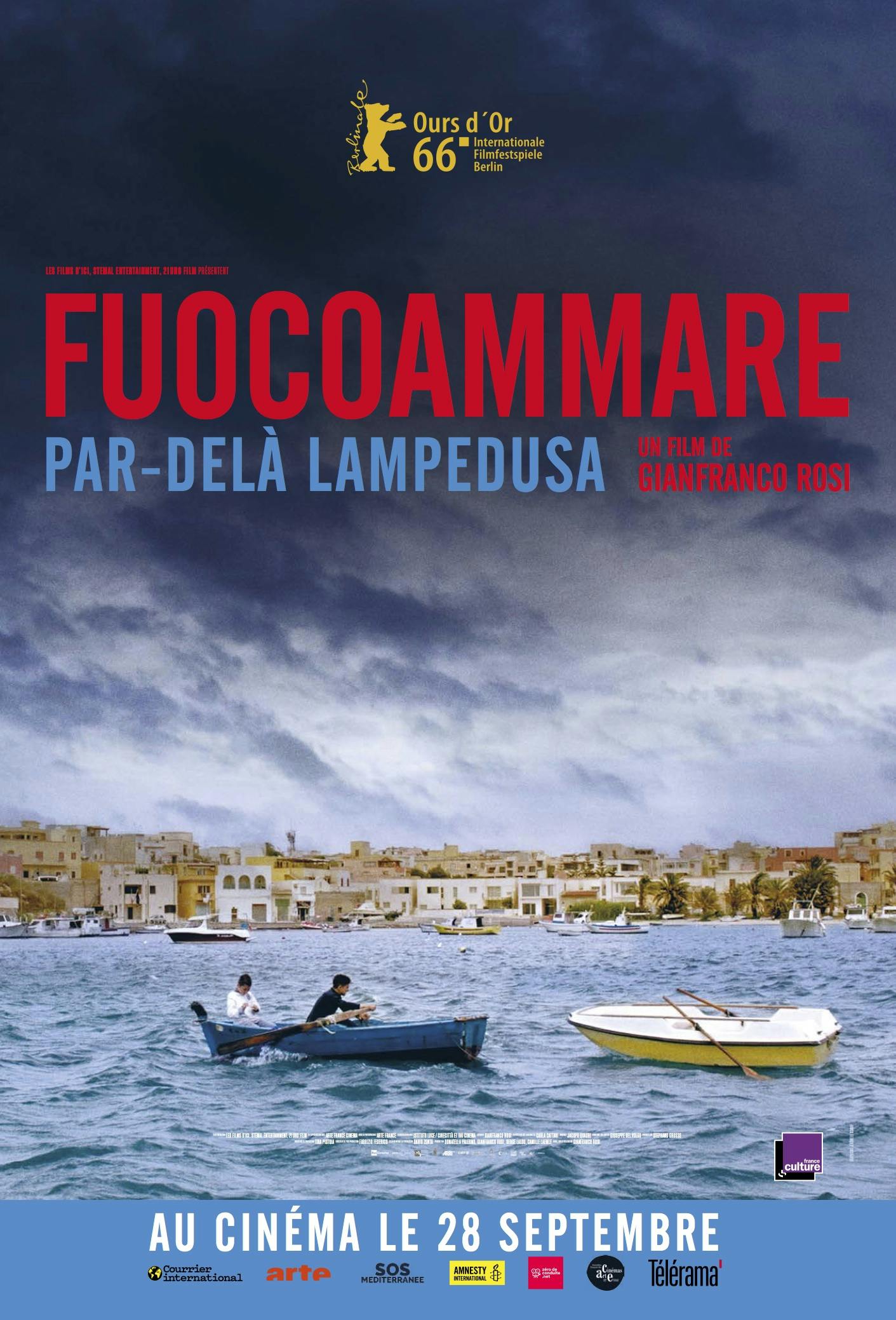 affiche Fuocoamarre avec bandeau partenaires
