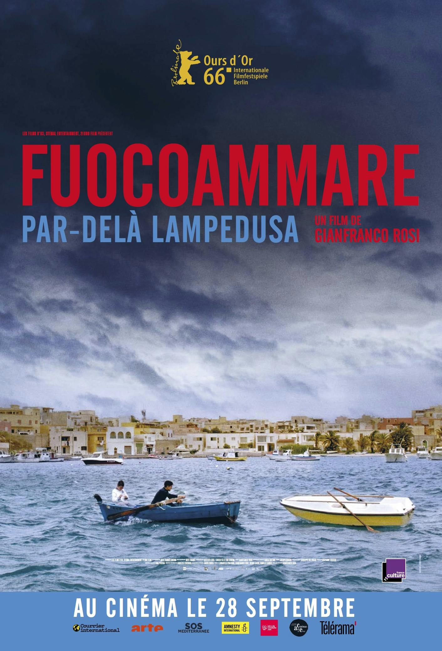 affiche Fuocoamarre avec bandeau partenaires