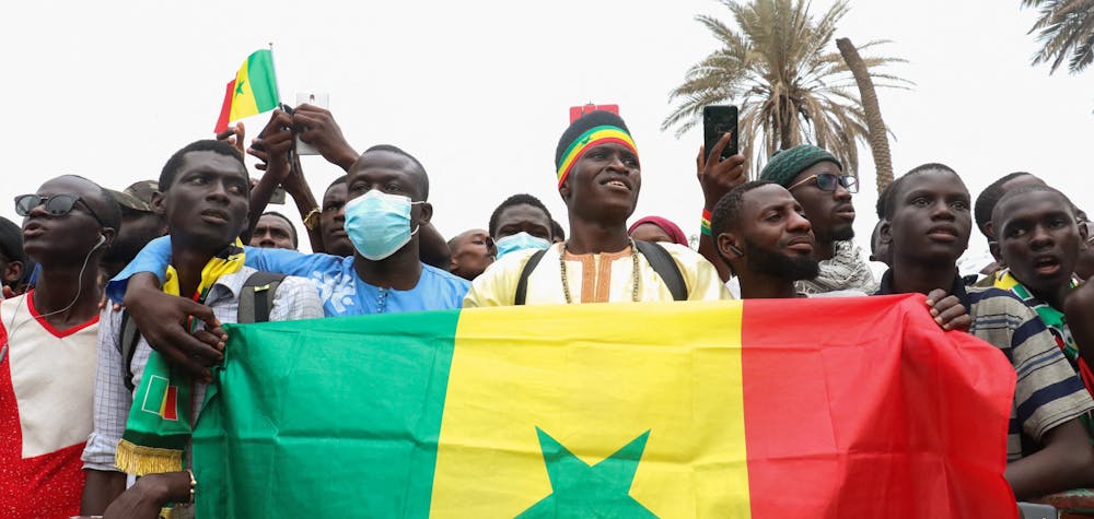 Senegal - manifesation - Fatma Esma Arslan -Anadolu Agency via AFP