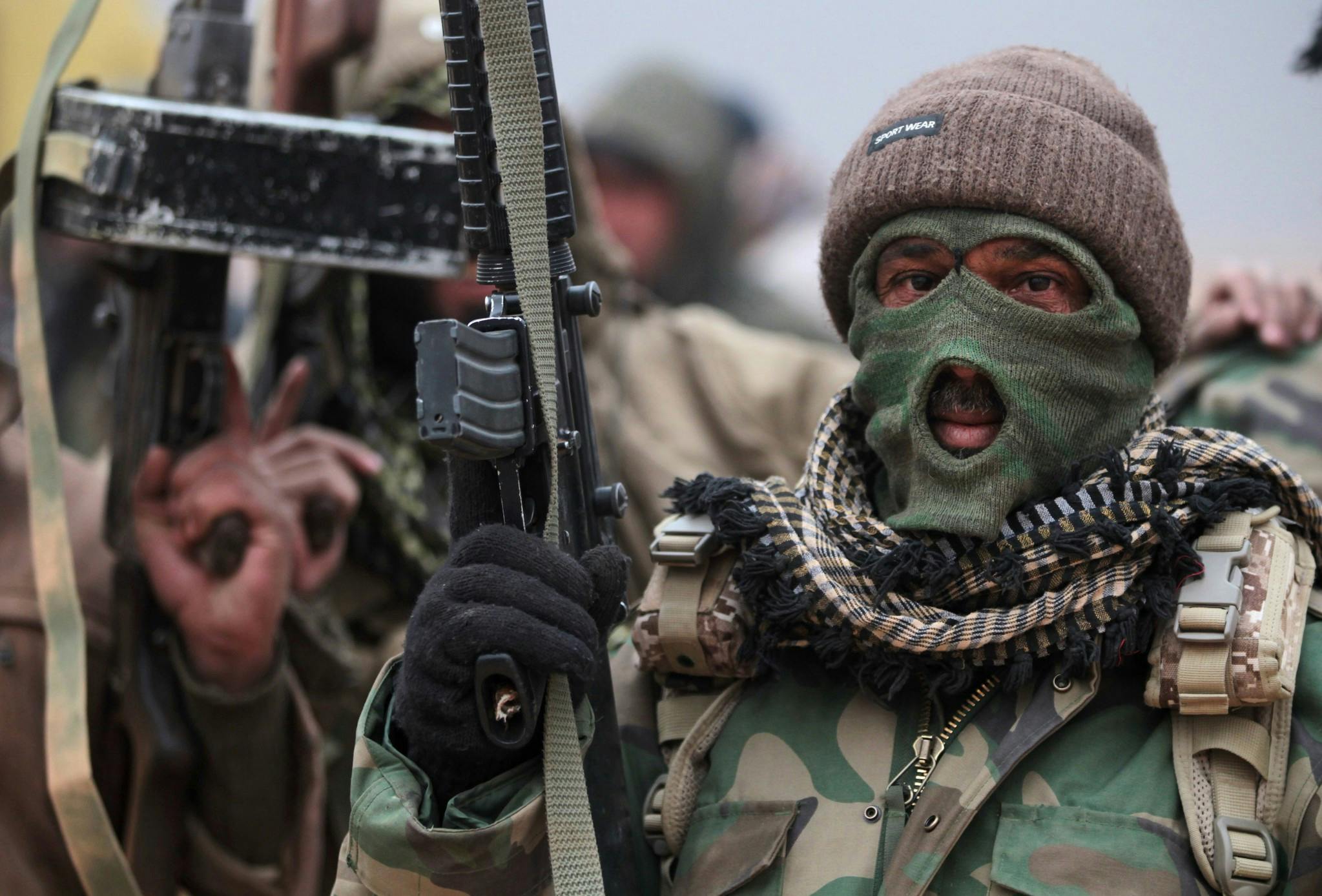 Milicien d'al-Shaabi, une des milices chiites en Irak  © 	AFP/Getty Images