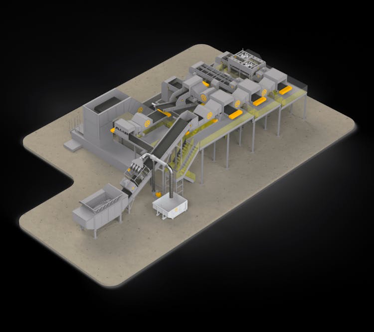 Cwc Sortation Automated Waste Sortation Solution | AMP