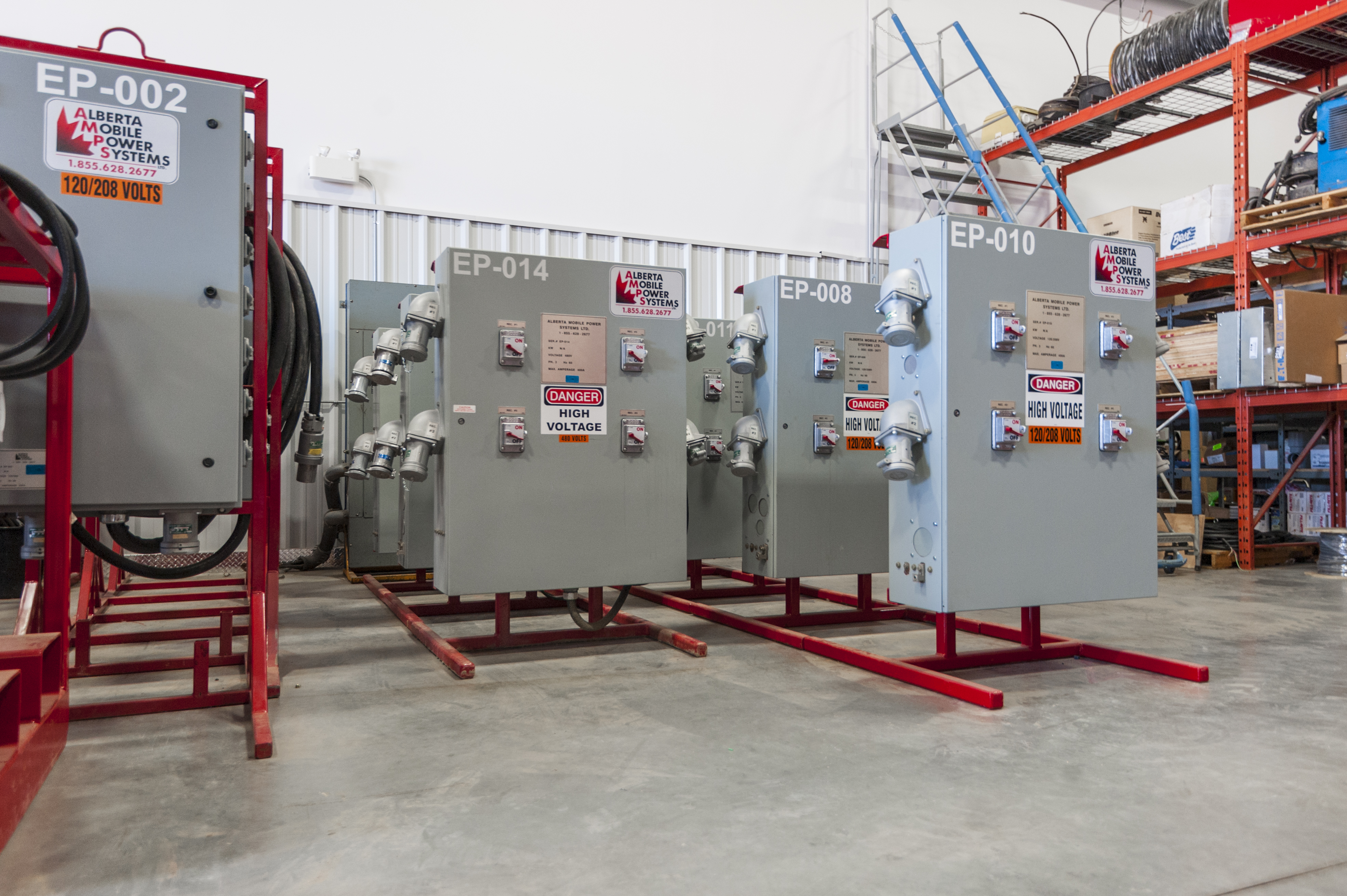 Electrical distribution rentals - Alberta Mobile Power Systems