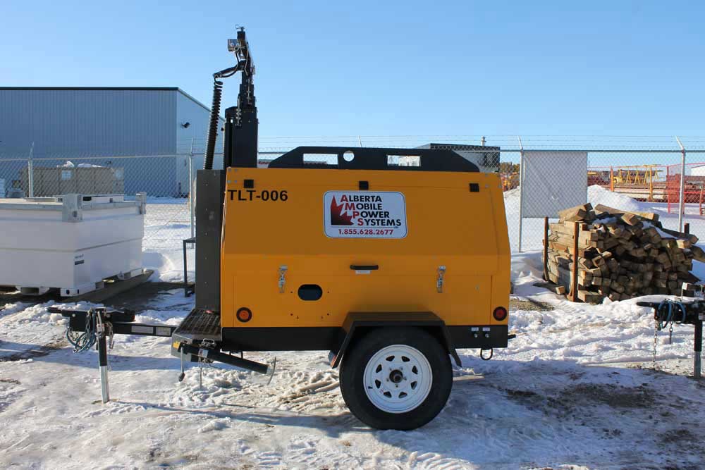 Single 20 kW Generator Light Tower Rental