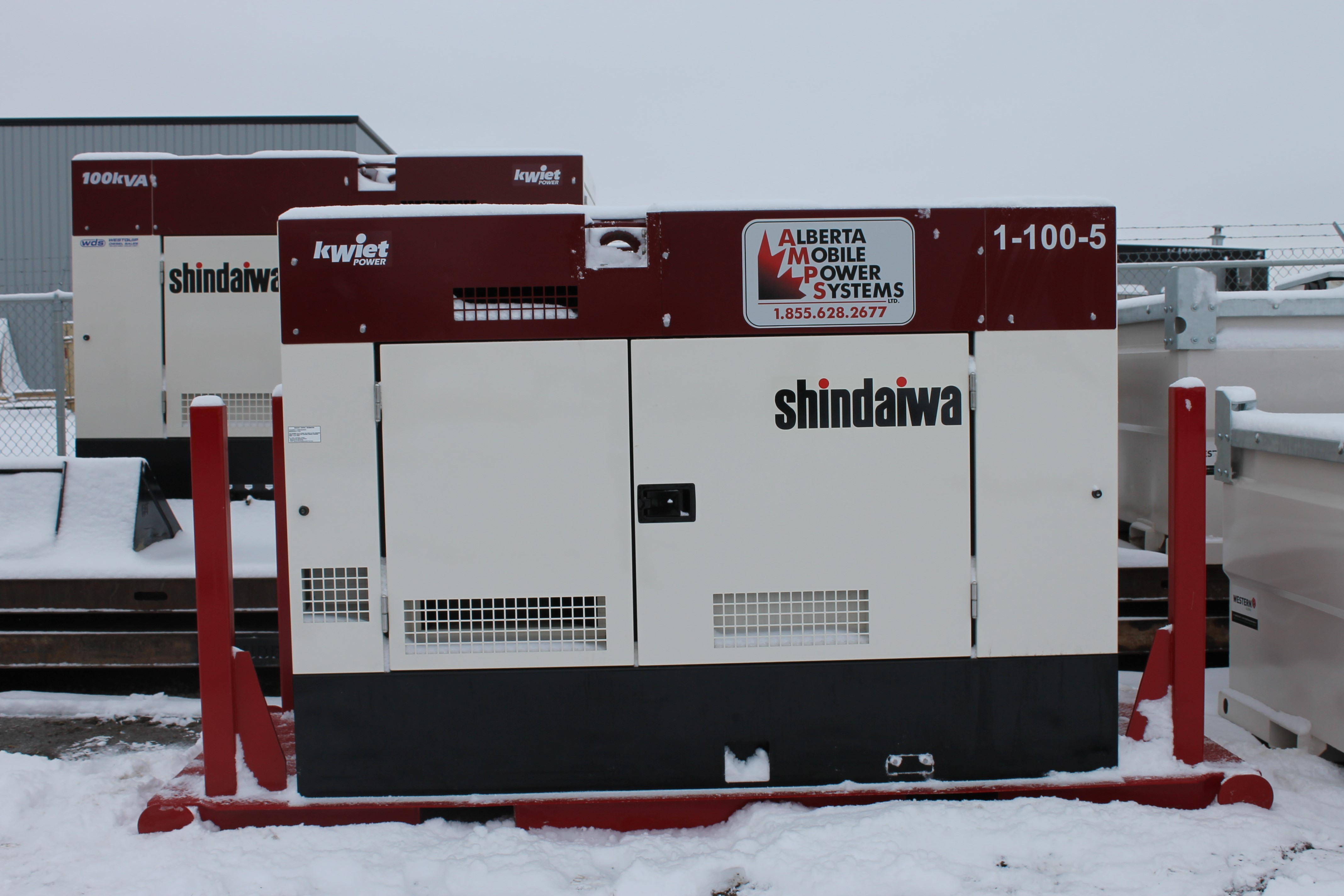 Single 100 kW Generator Rental