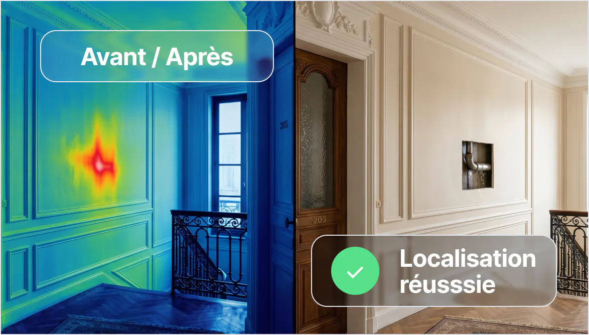 Avant/après, localisation réussie