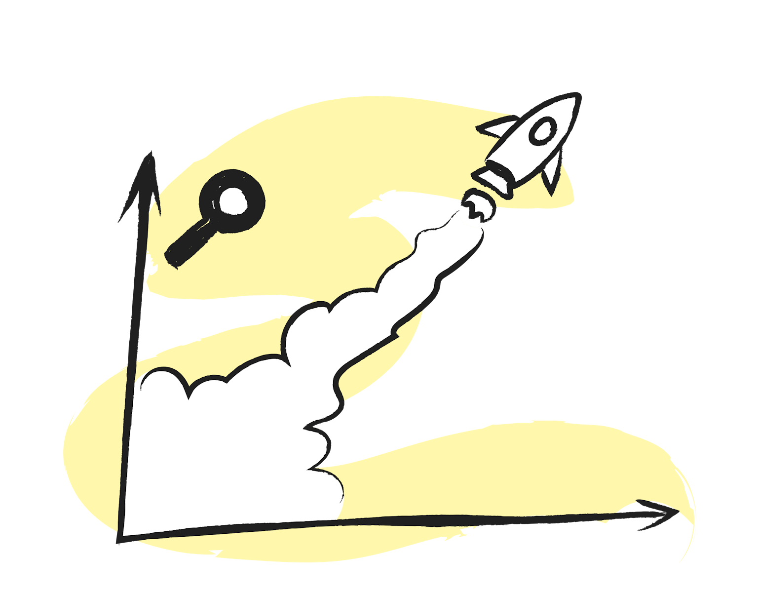 Rocket in a graph