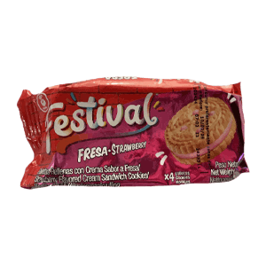 Galletas Festival de fresa