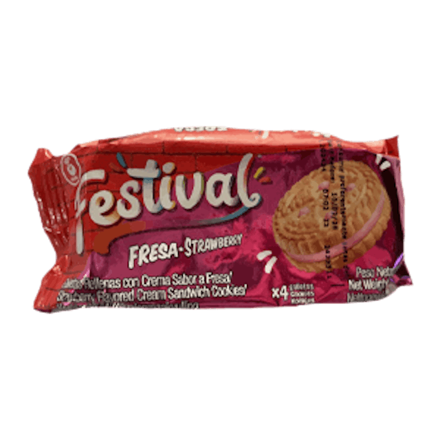 Galletas Festival de fresa