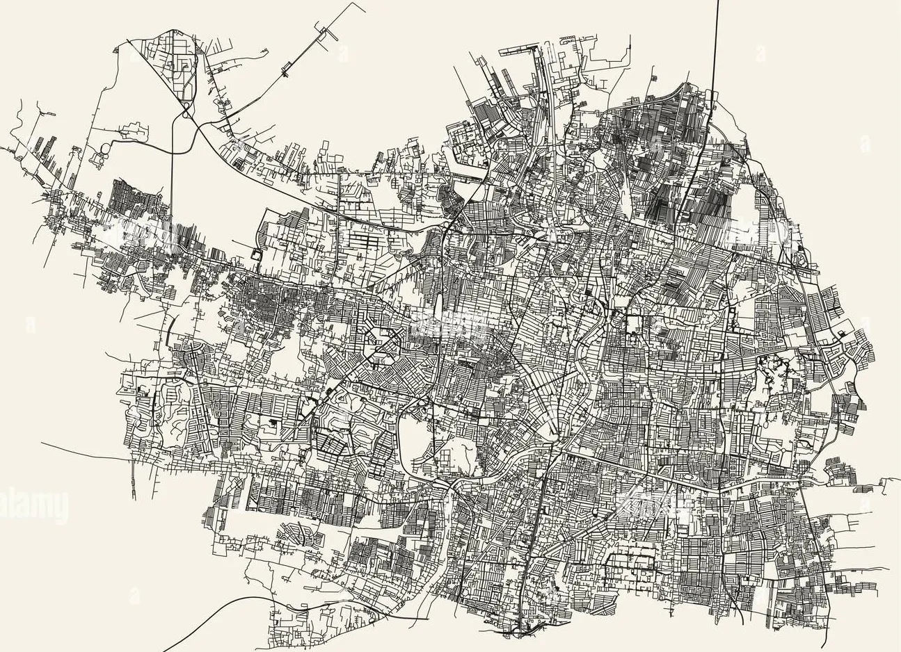 Surabaya Map