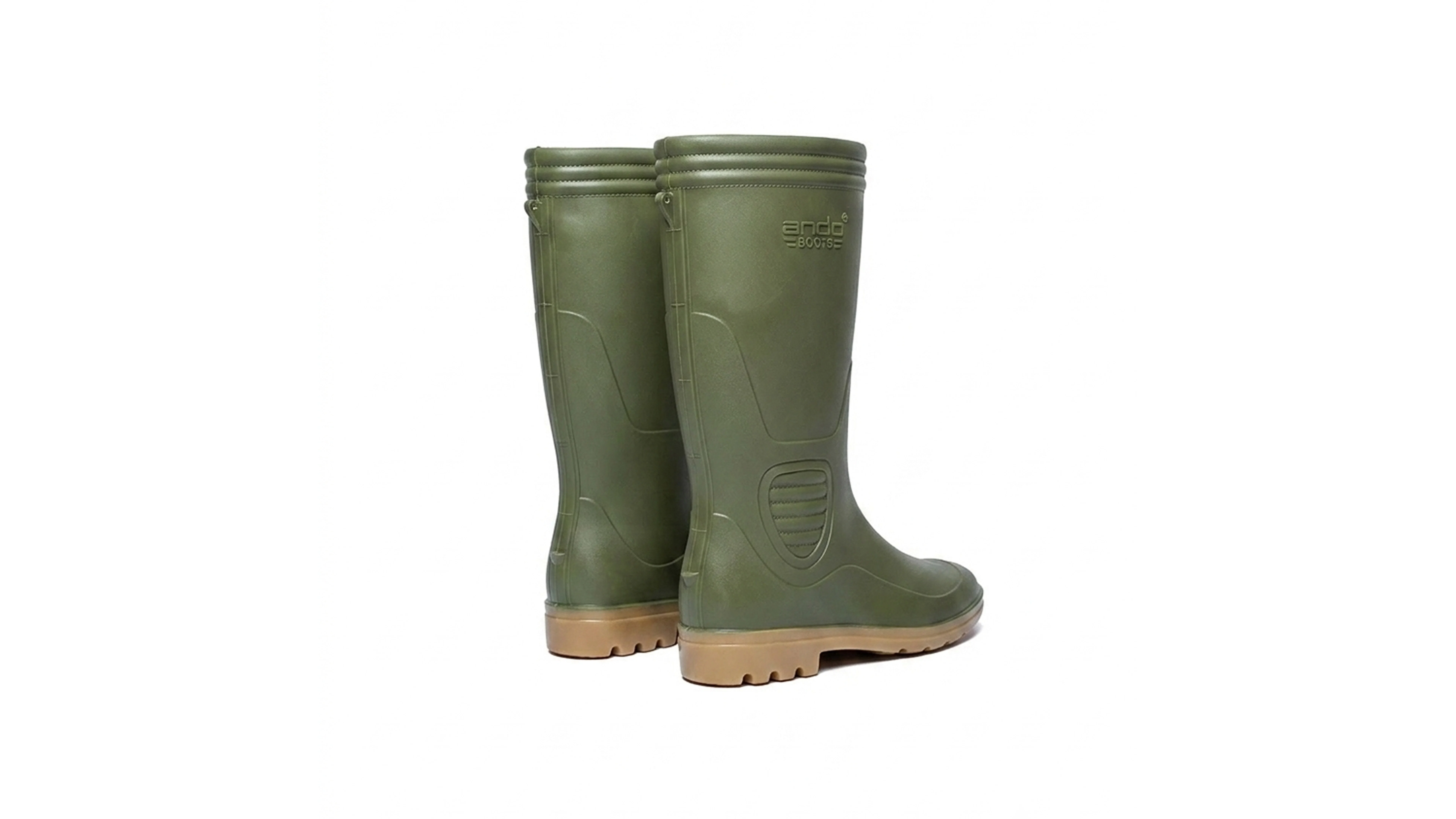 sepatu safety pvc ando boots hercules green penthel andoboots.com