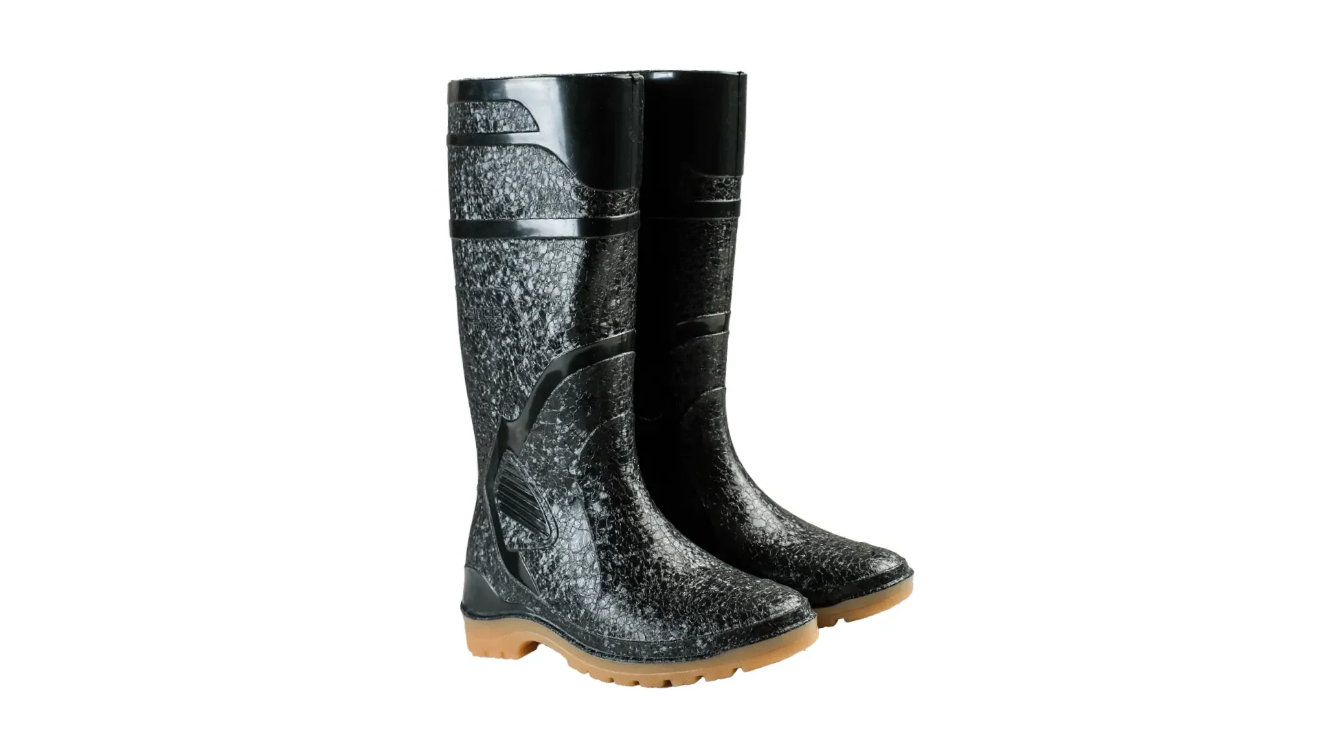 sepatu safety pvc ando boots thor black penthel andoboots.com