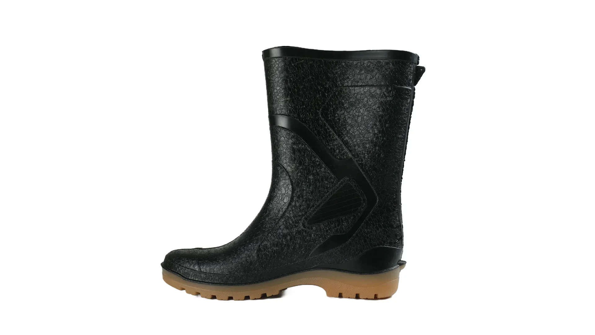 sepatu safety pvc ando boots thor black penthel andoboots.com
