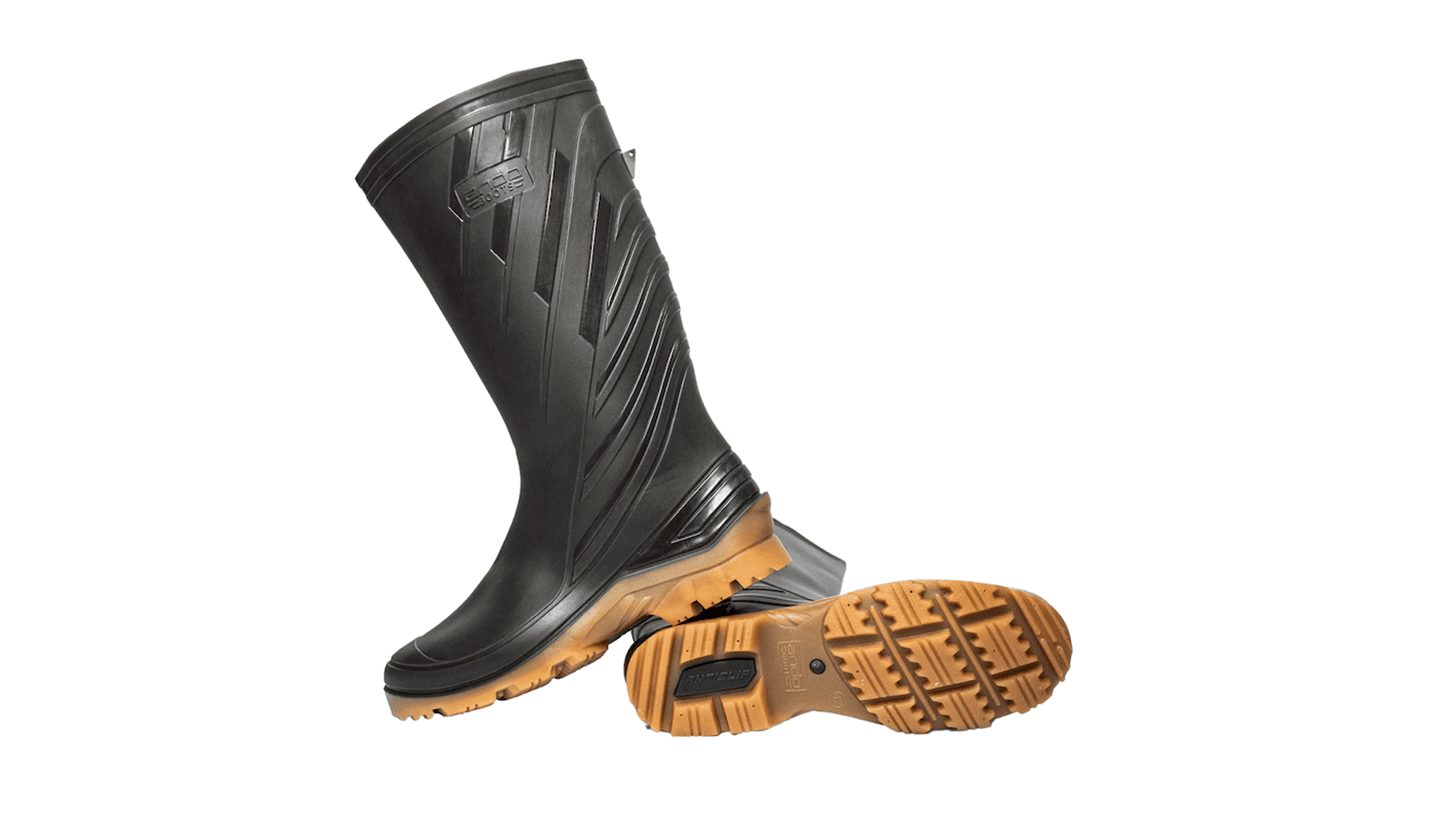 sepatu safety pvc ando boots black penthel andoboots.com