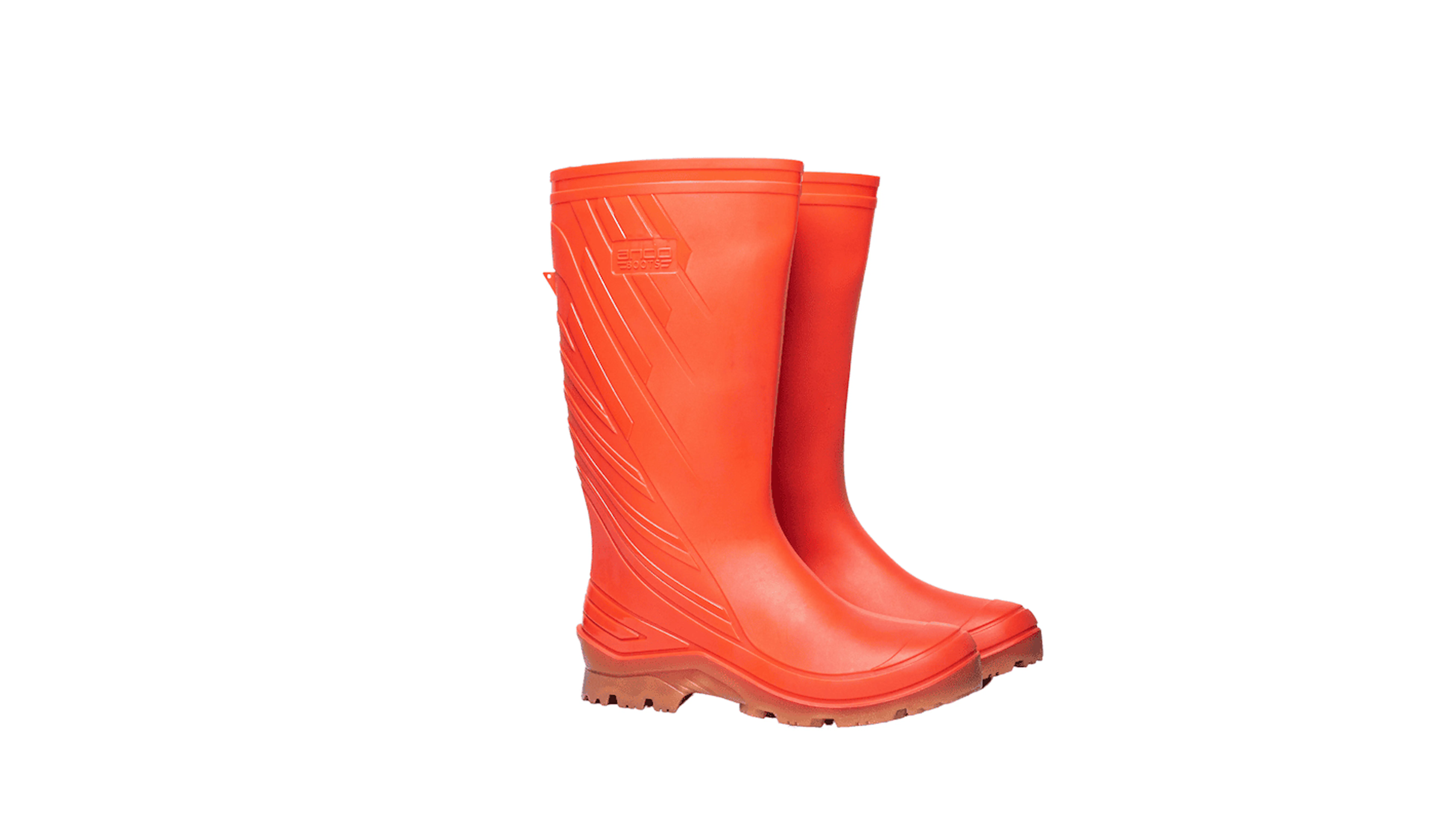 sepatu safety pvc ando boots orange penthel andoboots.com