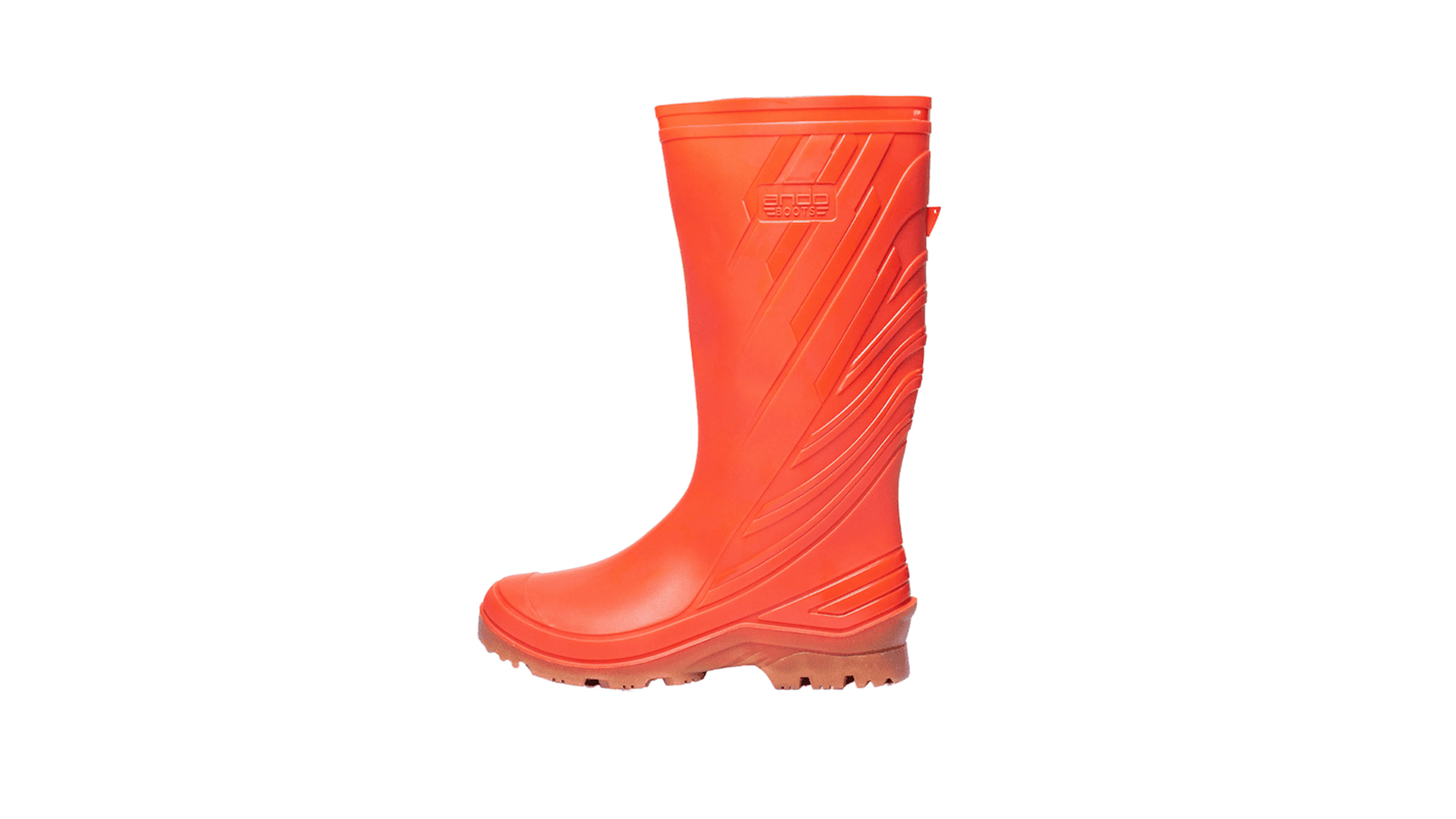 sepatu safety pvc ando boots orange penthel andoboots.com