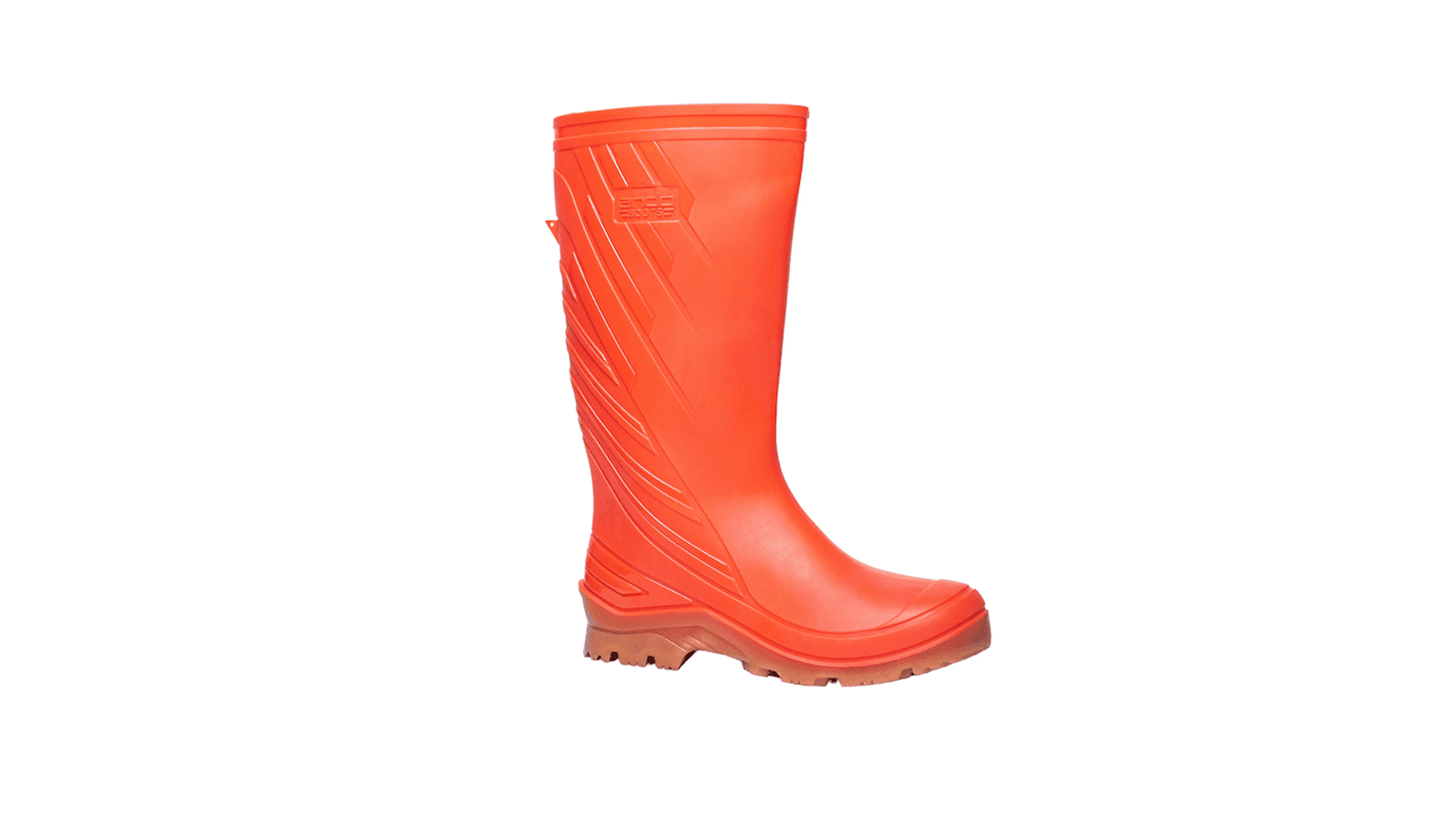 sepatu safety pvc ando boots orange penthel andoboots.com