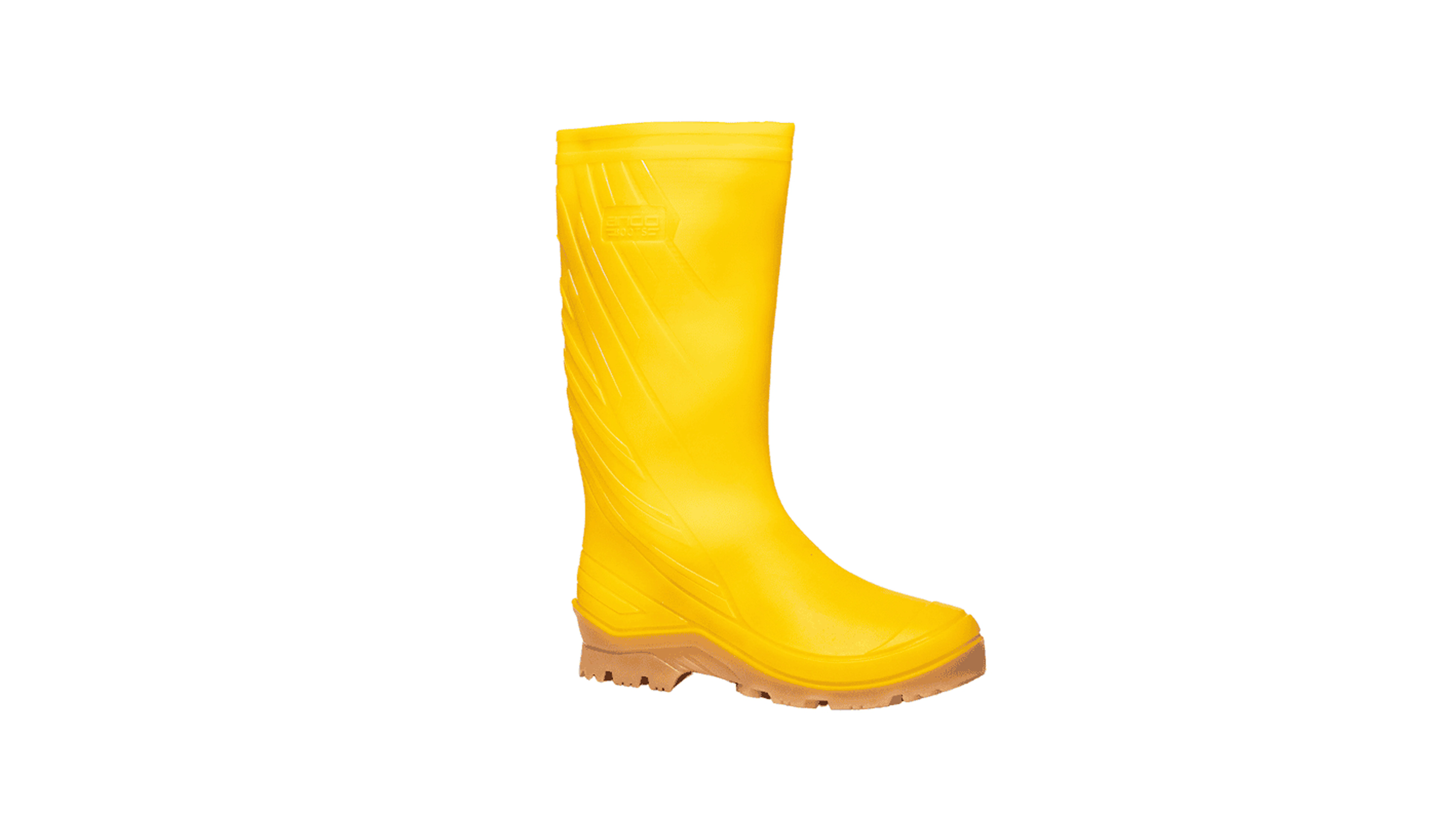 sepatu safety pvc ando boots yellow penthel andoboots.com