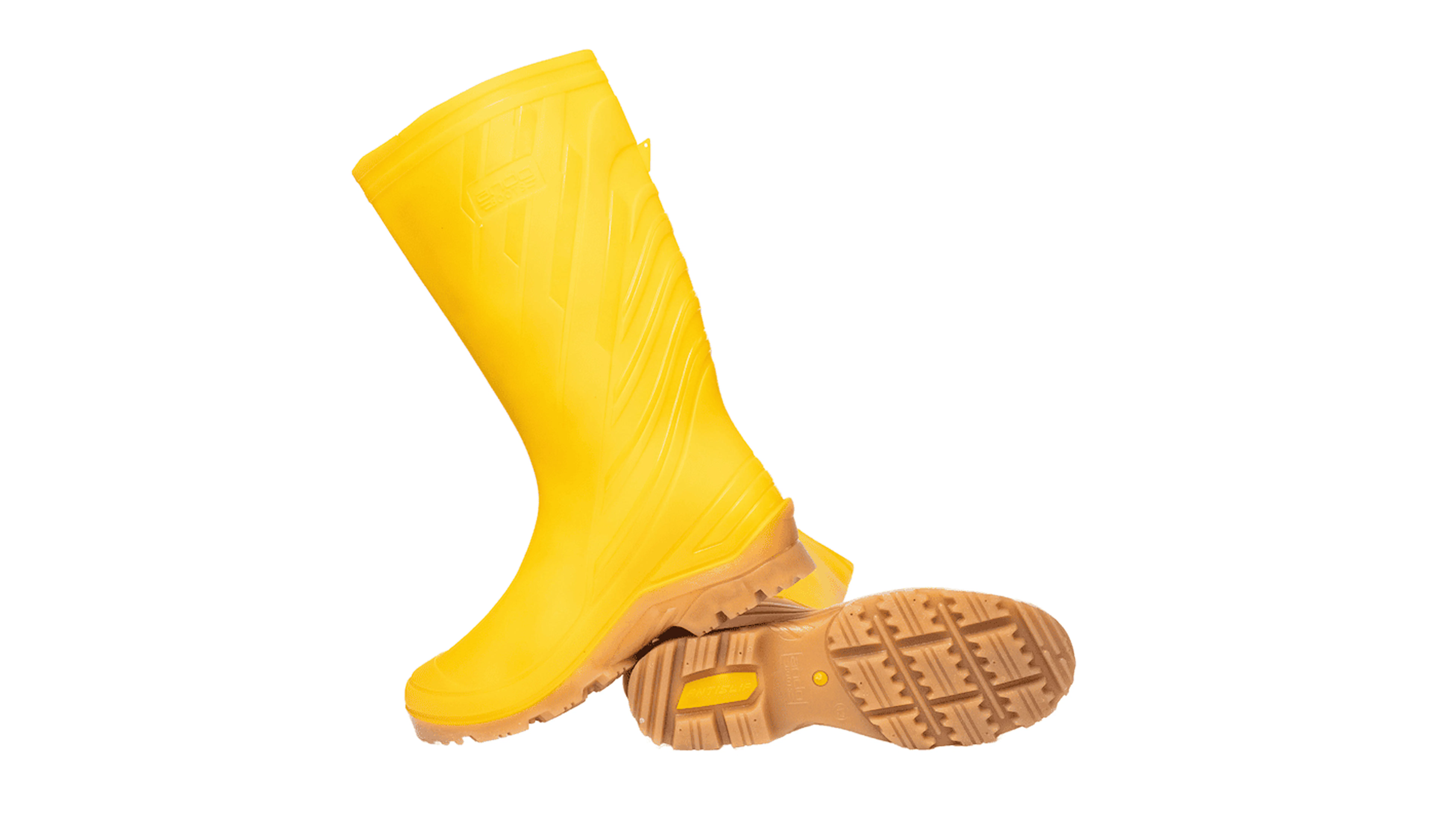 sepatu safety pvc ando boots yellow penthel andoboots.com