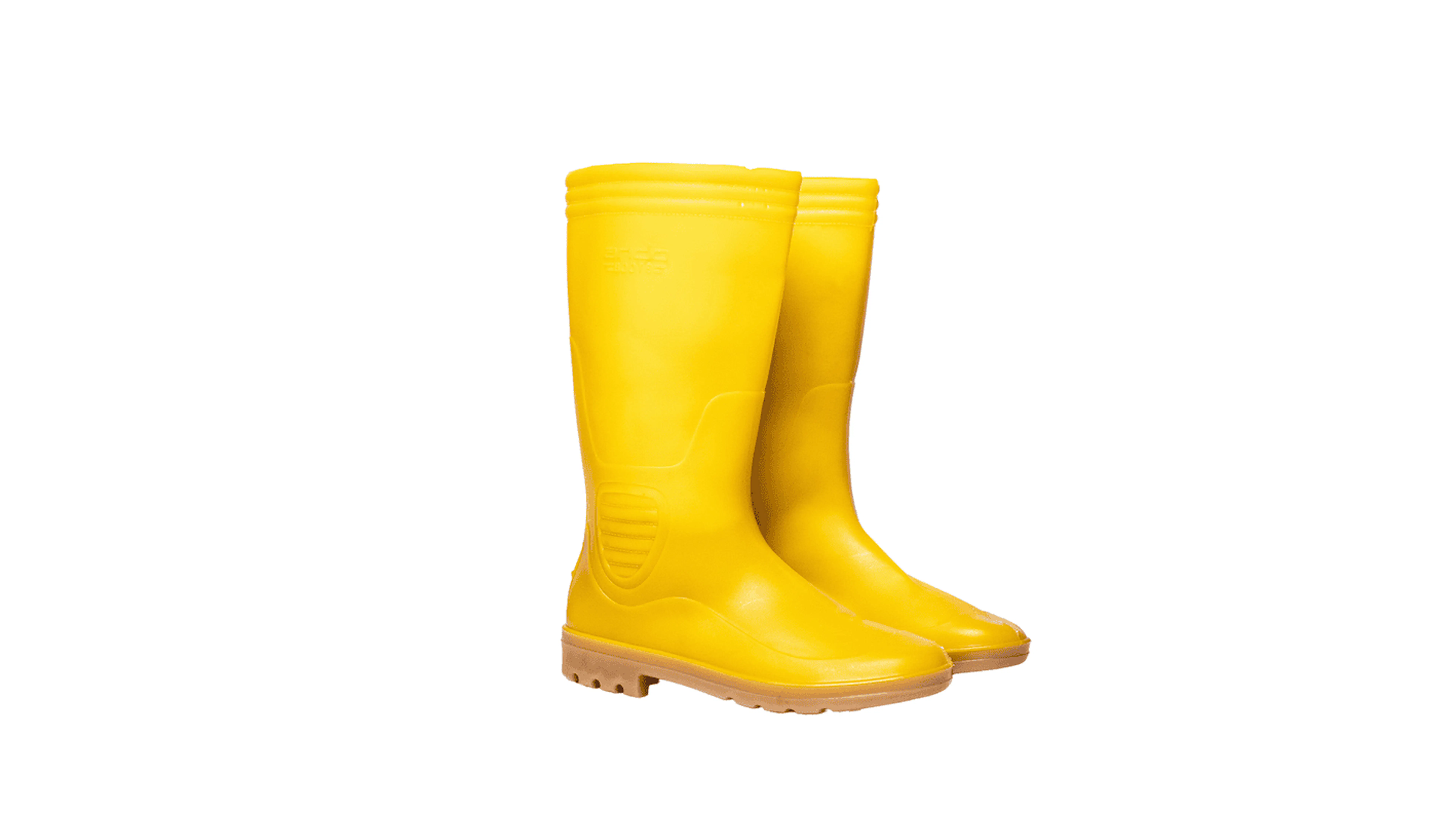 sepatu safety pvc ando boots yellow penthel andoboots.com