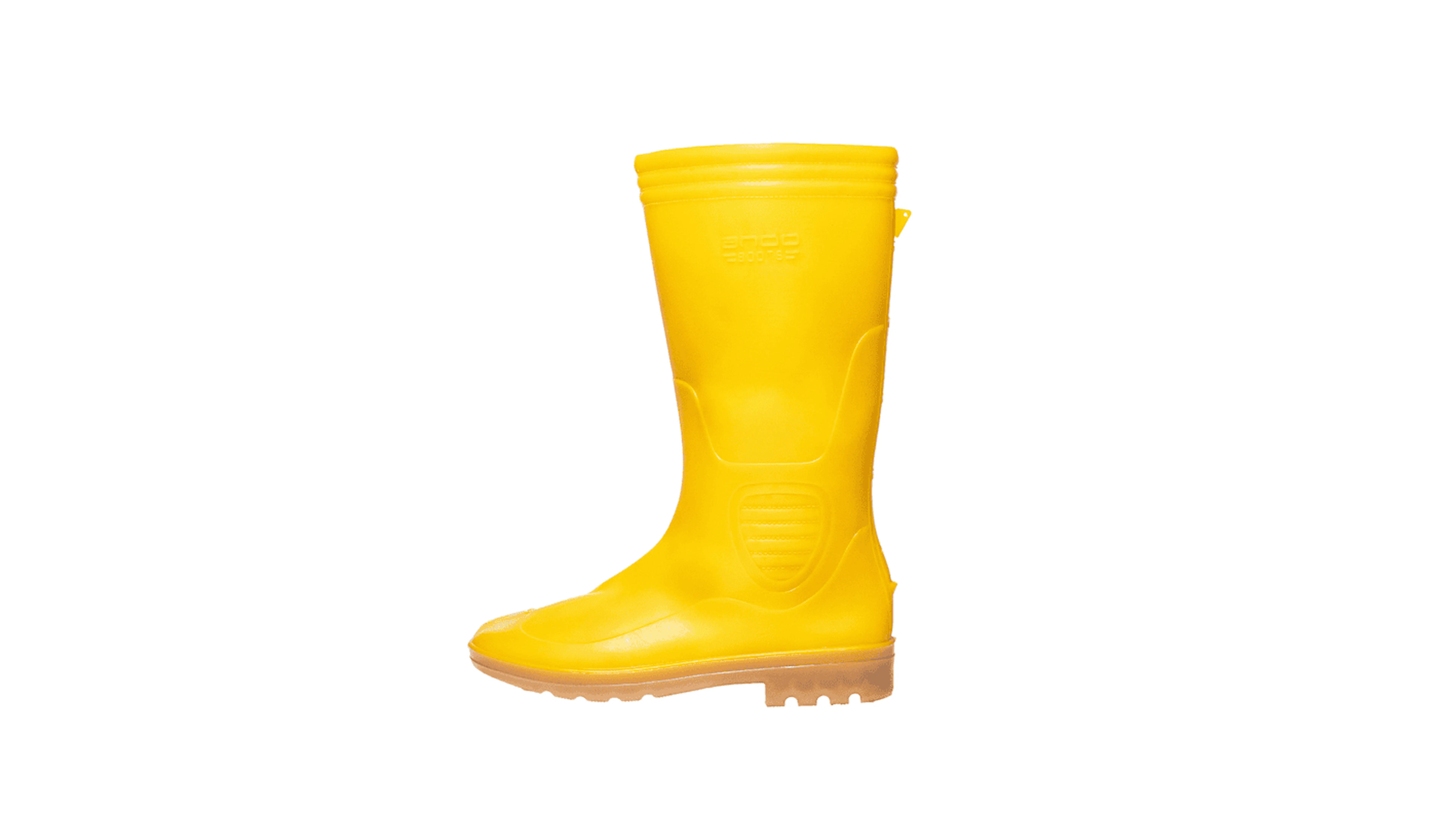 sepatu safety pvc ando boots yellow penthel andoboots.com