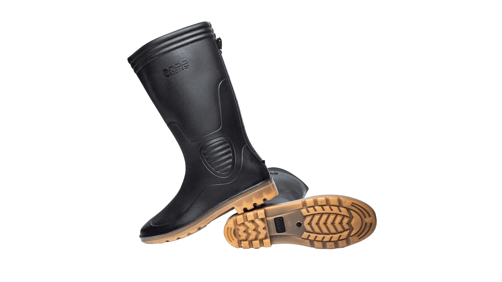 sepatu safety pvc ando boots black penthel andoboots.com