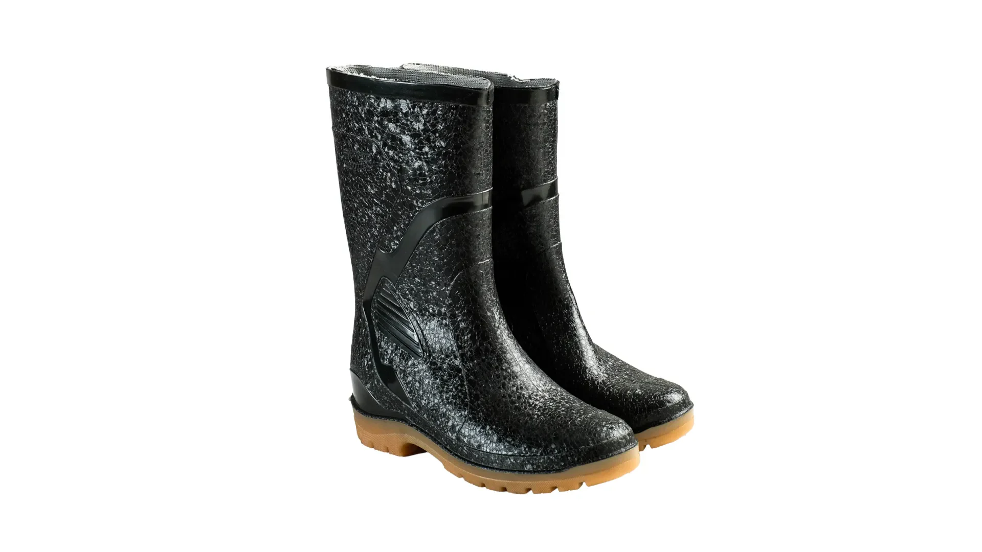 sepatu safety pvc ando boots thor black penthel andoboots.com