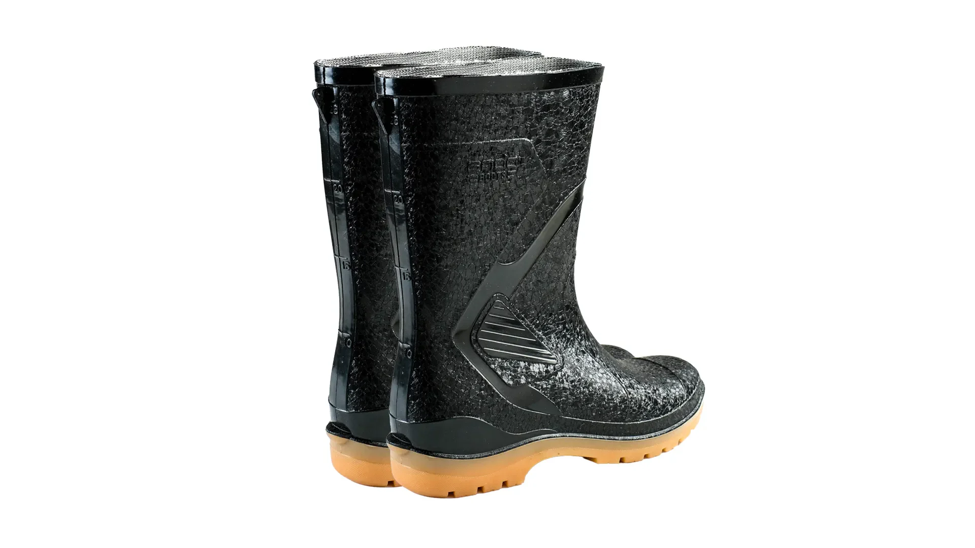 sepatu safety pvc ando boots thor black penthel andoboots.com