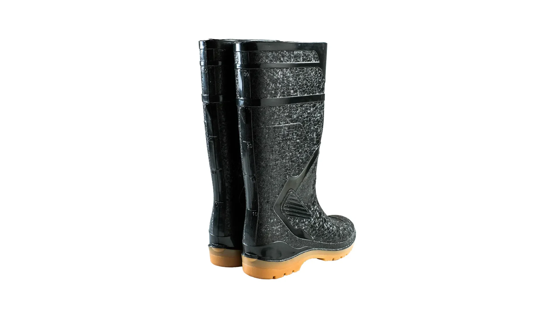 sepatu safety pvc ando boots thor black penthel andoboots.com