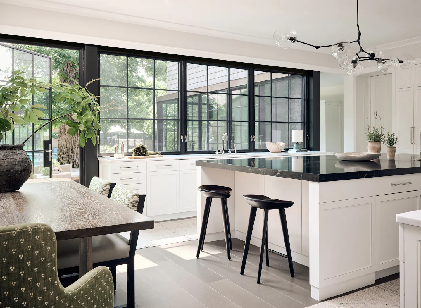 Andrea Goldman Luxury Interior Design Firm Chicago A Tale of Two Houses Kitchen 2